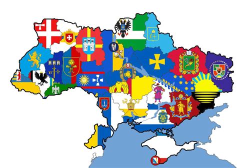 Flags of the ‘Oblasts’ of Ukraine. - Maps on the Web