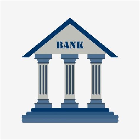 Bank Icon Clipart PNG Images, Vector Bank Icon, Bank Icons, Bank ...