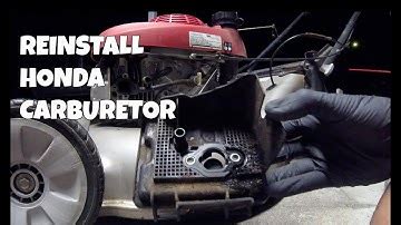 Honda Gcv160 Lawn Mower Carburetor Adjustment | Reviewmotors.co