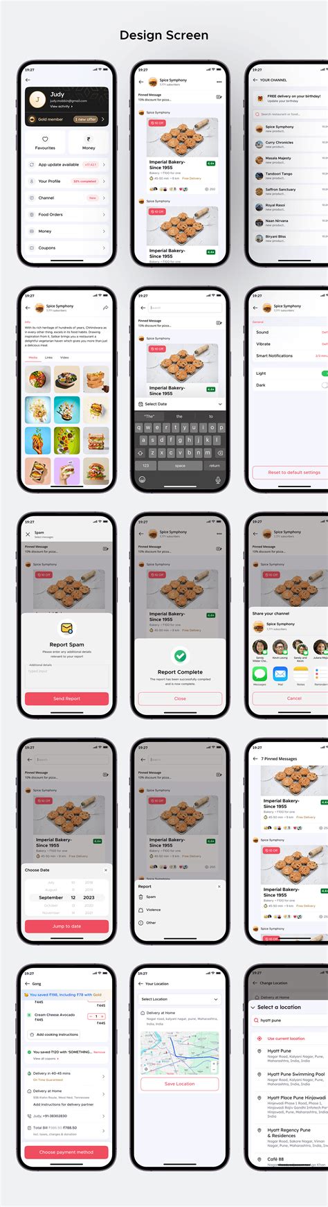 Zomato Food Delivery App - Case Study UI/UX Design :: Behance