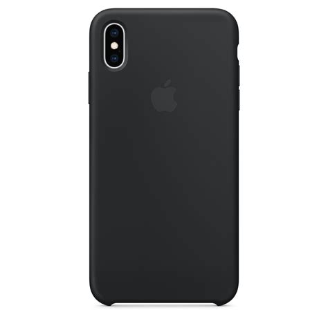 iPhone XS Max Silicone Case - Black - Apple