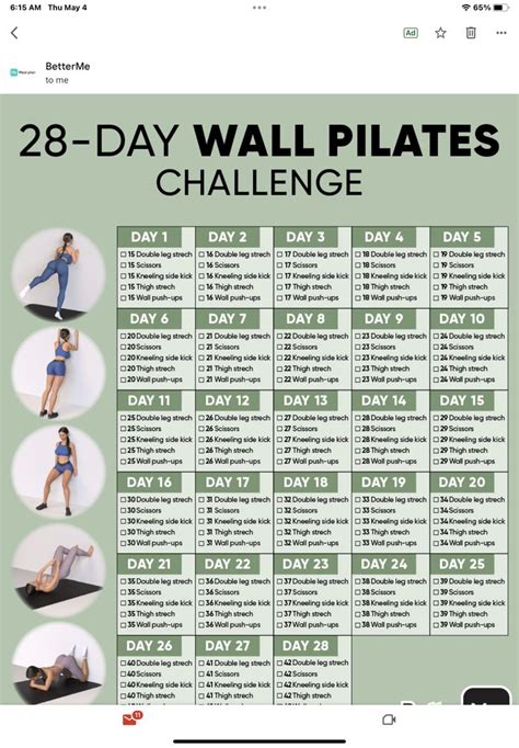 Pin by Kc Fagan on Fitness | Beginner pilates workout, Pilates workout routine, Pilates challenge