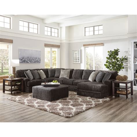 Jackson Furniture Mamba Sectional with Chaise | Crowley Furniture ...