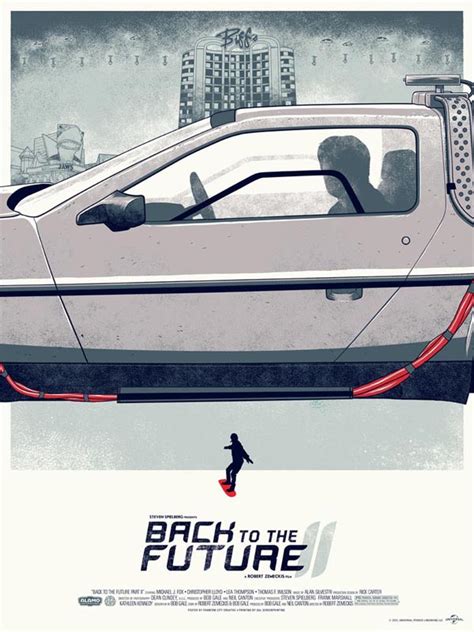 Back To The Future Poster Trilogy by Phantom City Creative