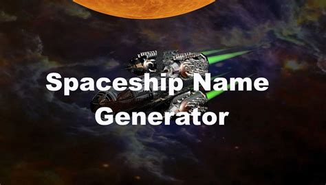 Spaceship Game Name Ideas - BEST GAMES WALKTHROUGH