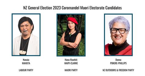 Who are the 2023 Coromandel Peninsula New Zealand Election Candidates?