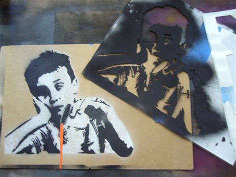 Creating Complex Spraypaint Stencils by Hand | Stencil street art, Spray paint art, Stencil art