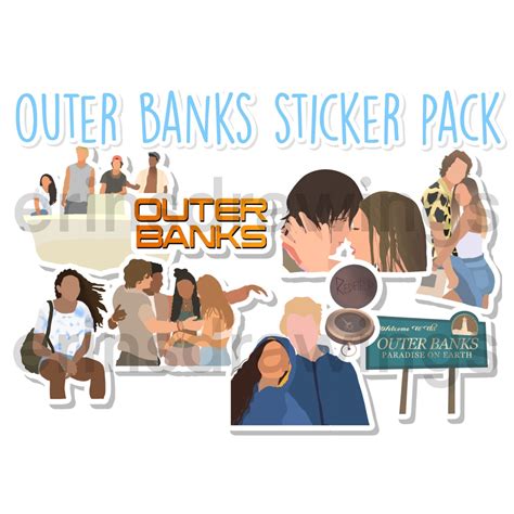 Outer Banks Sticker Pack - Etsy