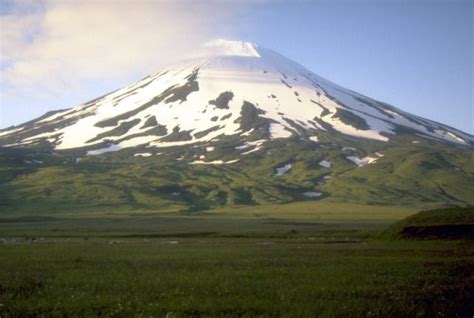 Vsevidof volcano, Umnak Island, Aleutian Islands, Alaska | Alaska, Breathtaking places, Aleutian ...