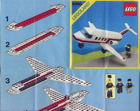 Town - Jet Airliner [Lego 6368] | Free lego, Vintage lego, Cool lego creations