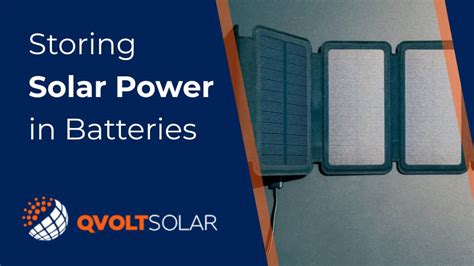 Storing Solar Power in Batteries - Solar Batteries Australia