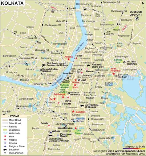 Kolkata Map | Map, Kolkata, City map