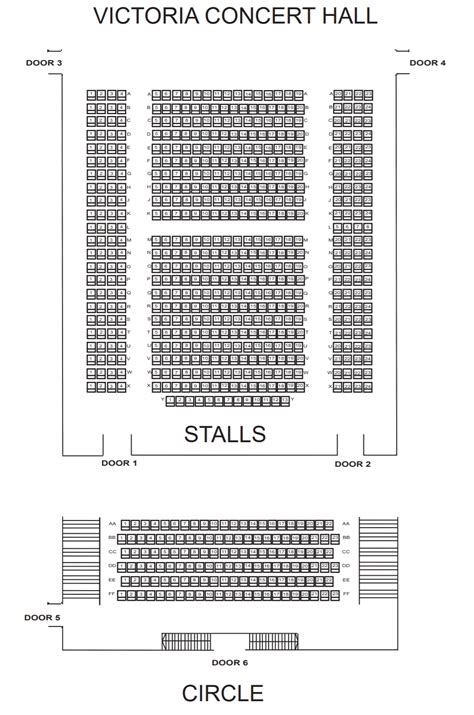 Victoria Theatre Seating Capacity