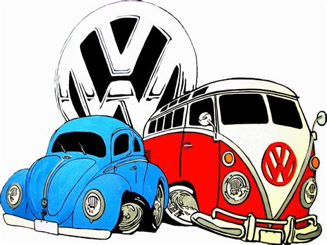 Vintage Volkswagen Logo - LogoDix