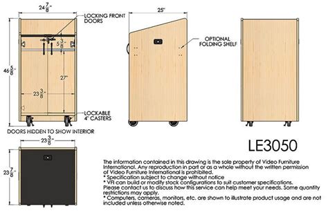 standard podium size | Standard Podium Dimensions | VFI LE3050 Flat Top ...