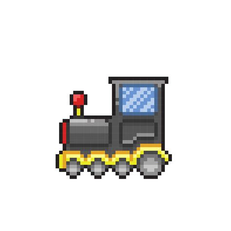 train head in pixel art style 22024783 Vector Art at Vecteezy