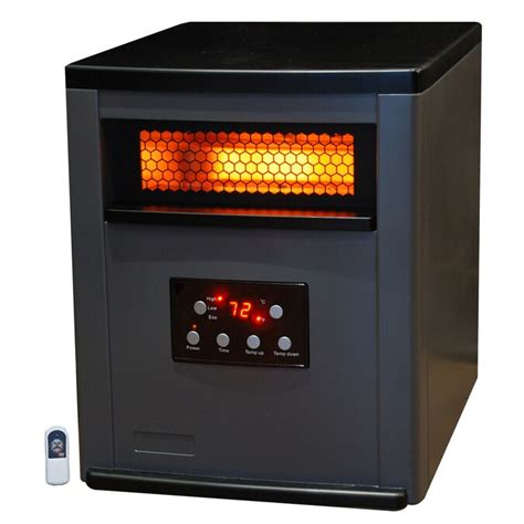 Lifesmart 1500-Watt Infrared Cabinet Electric Space Heater at Lowes.com