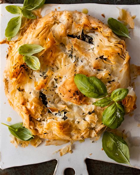 Spinach and Feta Phyllo Pie — Inspired With A Twist