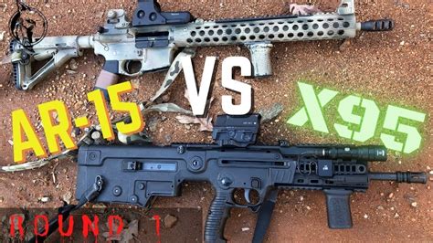 IWI TAVOR X95 VS AR15 - ROUND ONE - "BILL DRILLS" | X95 PERFORMANCE REVIEW SERIES - YouTube