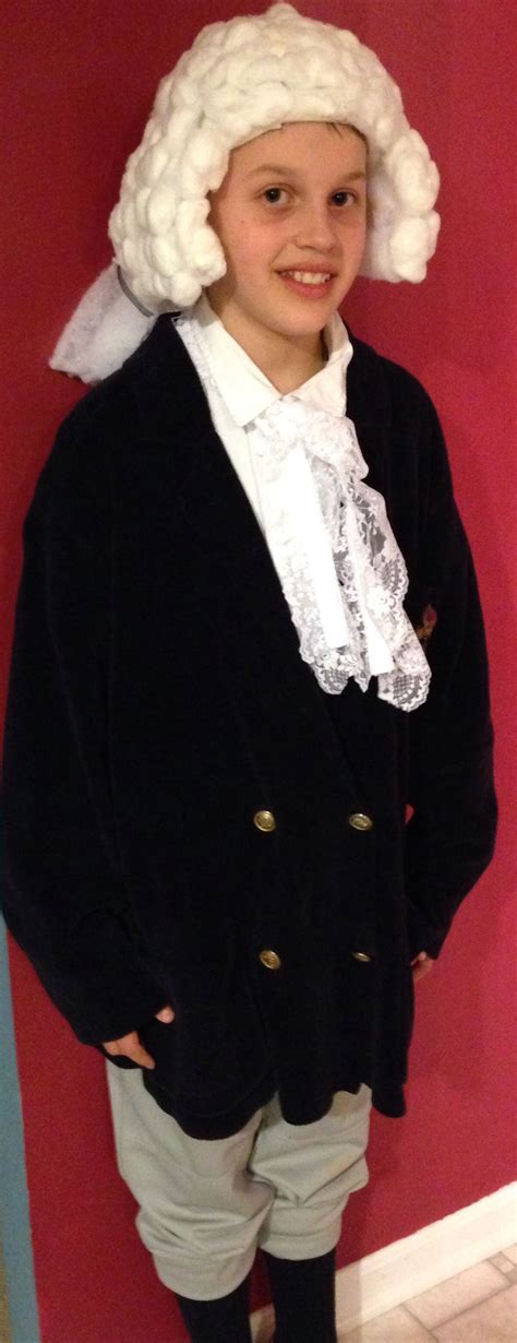 George Washington wig | Diy costumes kids, Adam costume, School costume