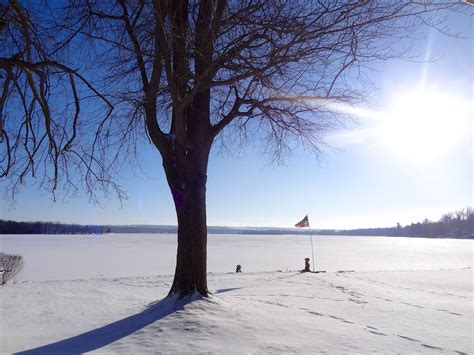 EARLY RISING ON CHAUTAUQUA LAKE: A Bright, Sunny, Blue Sky Winter Morning