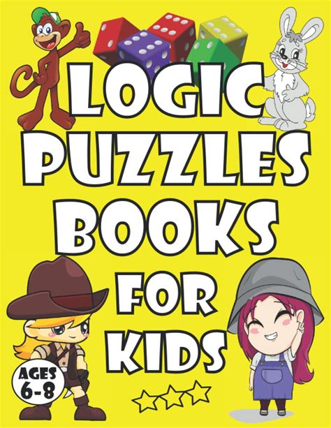 logic puzzles books for kids ages 6-8: Education With Logic Puzzle Activities by H. Victor ...