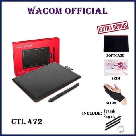 Jual Wacom One by CTL-472 K0-CX Creative Pen Tablet CTL472 CTL 472 KO CX di Lapak DUNIA COMPUTER ...