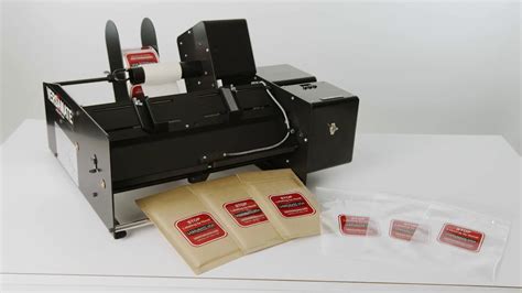 Label Applicator for Flat Surfaces | VERSAMATE-300 Automatic Label Applicator - YouTube