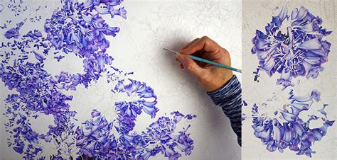 Jacaranda Painting - A Major Work in Watercolour - Heidi Willis