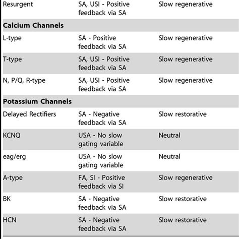 Classification of ion channels according to their gating kinetics ...