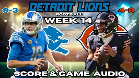 Detroit Lions vs Chicago Bears NFL Week 14 Live Stream - Watch Party w/Score & Game Audio - YouTube