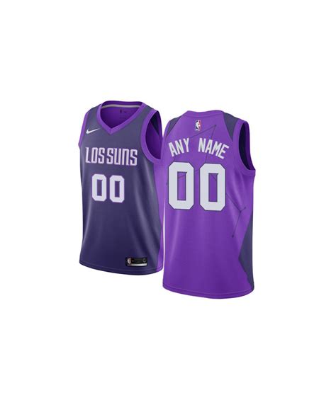 Custom Phoenix Suns Women's Authentic Purple City Edition Jersey