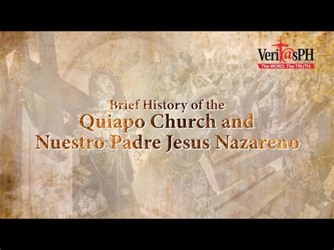 Brief history of the Black Nazarene and Quiapo Church | Nazareno 2023 ...