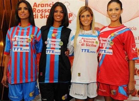 New Catania Kits 12/13- Givova Calcio Catania Jerseys 2012/2013 Home ...