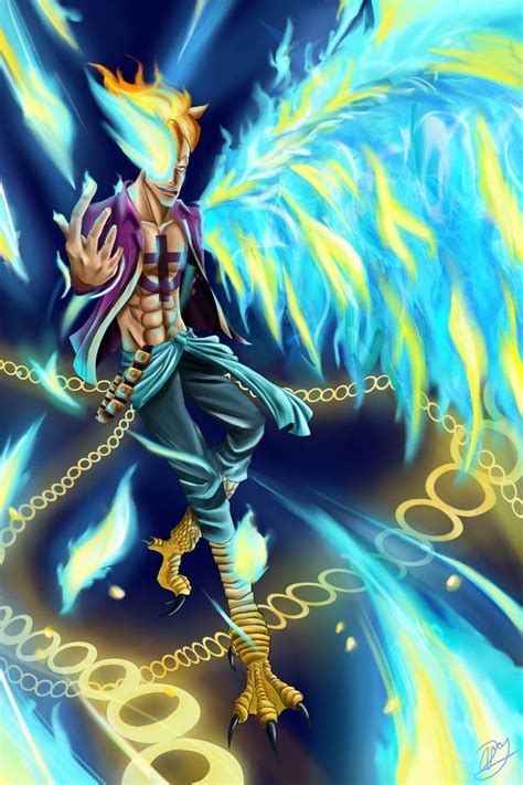 Marco The Phoenix One Piece by Raf-Draws on DeviantArt | Fond d'ecran dessin, Fond d'écran film ...