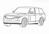 De%land Rover Colouring Pages Sketch Coloring Page sketch template