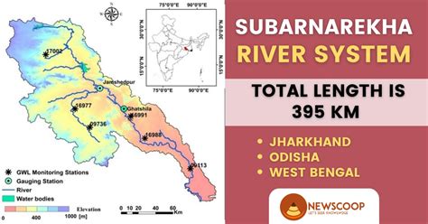 Subarnarekha River: Map | Dams & Tributaries