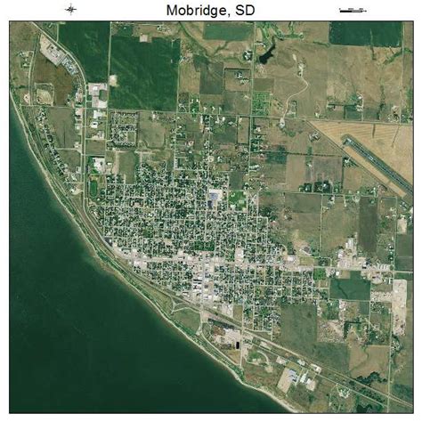 Aerial Photography Map of Mobridge, SD South Dakota