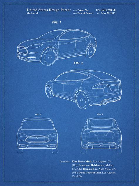 Tesla Model S (2016-2020) Blueprint | ubicaciondepersonas.cdmx.gob.mx