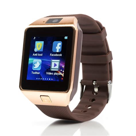 TechComm DZ09 Smart Watch with 0.5MP Camera Bluetooth GSM for Android ...