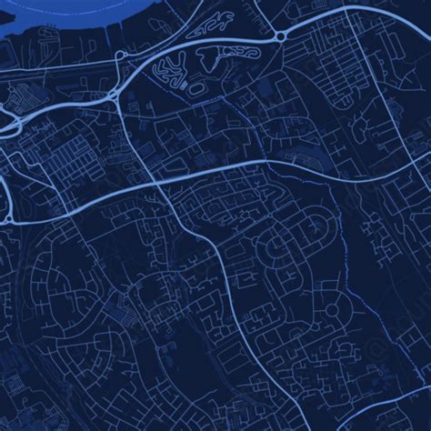 Middlesbrough - Dark Blue Vector Map | Boundless Maps