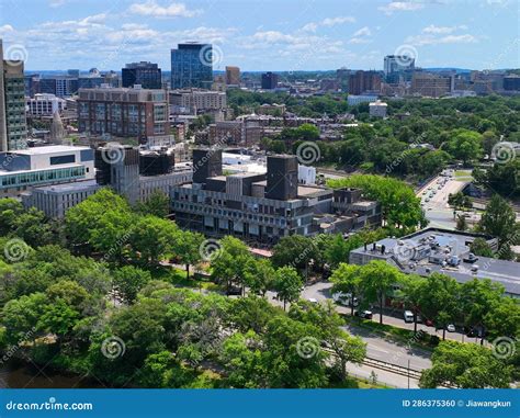 Boston University Aerial View, Boston, MA, USA Stock Photo - Image of ...