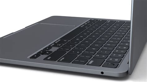 Apple MacBook Air 2022 Space Gray 3D model - TurboSquid 1958283