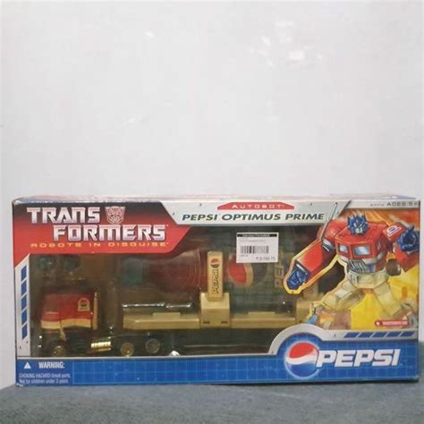 Optimus prime - pepsi, Hobbies & Toys, Toys & Games on Carousell