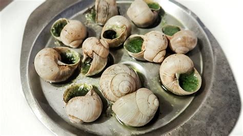 French ESCARGOT (SNAILS) first taste! - YouTube