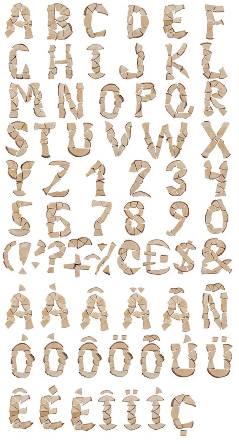 10 Log Wood Font Letters Images - Wood Log Font Free Download, Wood Log Font Free Download and ...