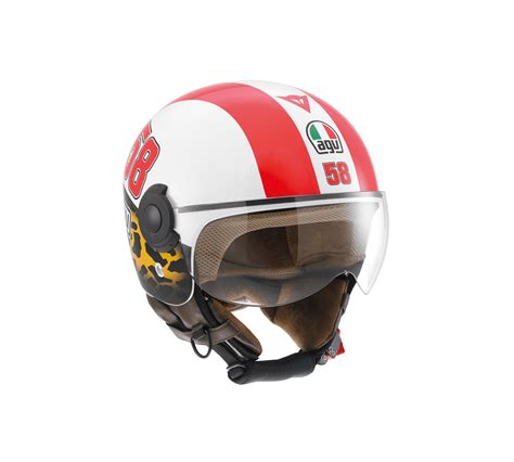 Marco Simoncelli AGV Replica Helmet - Asphalt & Rubber