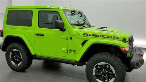 GECKO GREEN 2021 JEEP WRANGLER 2 DOOR RUBICON HARD TOP COLOR MATCH WALK ...