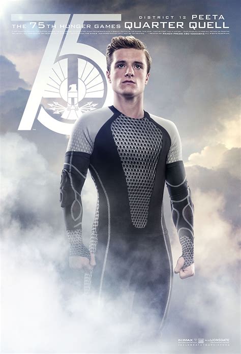 The Hunger Games: Catching Fire Character Poster - Peeta Mellark - HeyUGuys