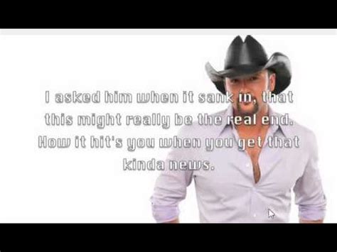 Live like you were dying karaoke - Tim Mcgraw - YouTube